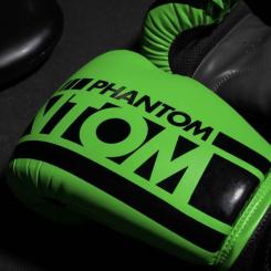 Боксерские перчатки Phantom APEX Neon Green 14 унцій Фото 4