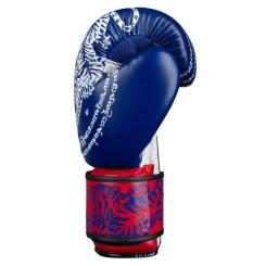 Боксерские перчатки Phantom Muay Thai Blue 12 унцій Фото 2