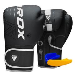 Боксерские перчатки RDX F6 Kara Matte White 14 унцій Фото