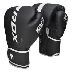 Боксерские перчатки RDX F6 Kara Matte White 14 унцій Фото 2
