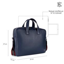 Сумка Brampton London Maven Navy Фото 10