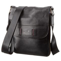 Сумка Shvigel Мужская кожаная Черная Фото