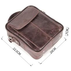 Сумка Shvigel Кожаная Коричневая Фото 2