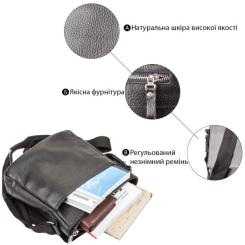 Сумка Shvigel Из натуральной кожи Черная Фото 3