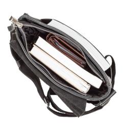 Сумка Shvigel Из натуральной кожи Черная Фото 5