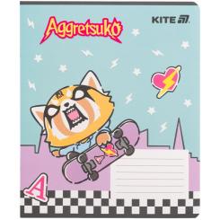 Тетрадь Kite Aggretsuko, 18 аркушів, клітинка Фото 5