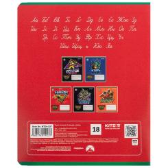 Тетрадь Kite Ninja Turtles, 18 аркушів, лінія Фото 8