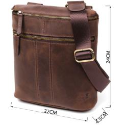 Сумка Shvigel Кожаная Коричневая Фото 2