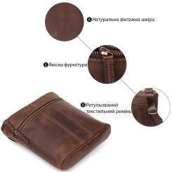 Сумка Shvigel Кожаная Коричневая Фото 3