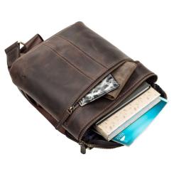 Сумка Shvigel Кожаная Коричневая Фото 4