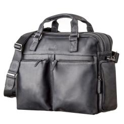 Сумка Shvigel Кожаная Черная Фото