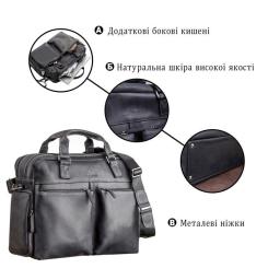 Сумка Shvigel Кожаная Черная Фото 3