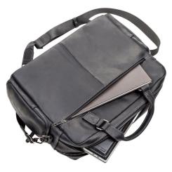 Сумка Shvigel Кожаная Черная Фото 6