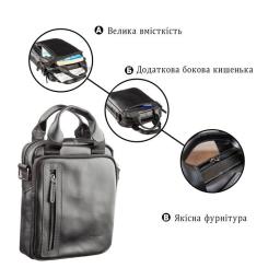 Сумка Shvigel В гладкой коже Черная Фото 3