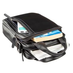 Сумка Shvigel В гладкой коже Черная Фото 4