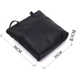 Сумка Shvigel Винтажная кожаная Черная Фото 3