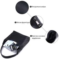 Сумка Shvigel Из натуральной кожи флотар Черная Фото 3