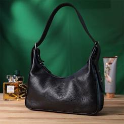 Сумка Shvigel Из зернистой натуральной кожи Черная Фото 9