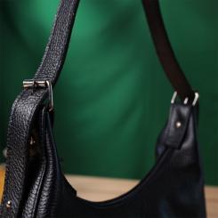 Сумка Shvigel Из зернистой натуральной кожи Черная Фото 10