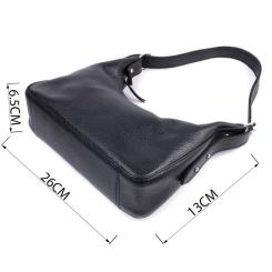 Сумка Shvigel Из зернистой натуральной кожи Черная Фото 2