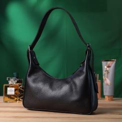 Сумка Shvigel Из зернистой натуральной кожи Черная Фото 8