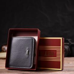 Кошелек Canpellini Из натуральной кожи флотар Серый Фото 9