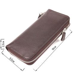 Кошелек Canpellini Из натуральной кожи Коричневый Фото 2