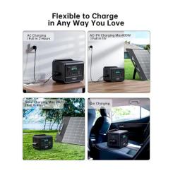 Зарядная станция Choetech BS060-EU-GY, 800W Фото 5