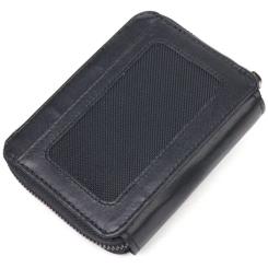 Портмоне Canpellini Из натуральной кожи Черное Фото 1