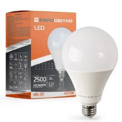 Лампочка Євросвітло 25Вт 4200К (VIS-25-E27) Фото 1