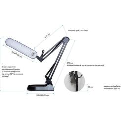 Настольная лампа Євросвітло Ridy-09_SP 9Вт чор Фото 2