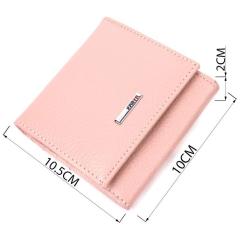 Кошелек Karya Кожаный Пудровый Фото 2