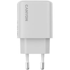 Зарядное устройство Canyon OnCharge 250 25W 1xPD EU White Фото 2