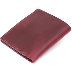 Портмоне Shvigel Кожаное Вишневое Фото 1