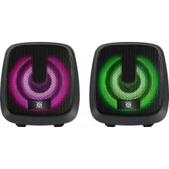 Акустическая система Defender J2 LED USB Black Фото 1