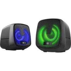 Акустическая система Defender J2 LED USB Black Фото 3