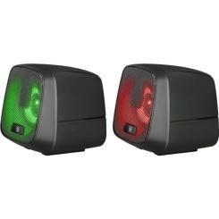 Акустическая система Defender J2 LED USB Black Фото 4