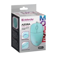 Мышка Defender Azora MB-241 LED USB Blue Фото 4
