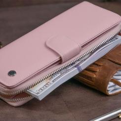 Кошелек ST Leather Из кожи женский Розовый Фото 9