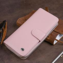 Кошелек ST Leather Из кожи женский Розовый Фото 10