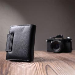 Кошелек ST Leather Из натуральной кожи Черный Фото 9