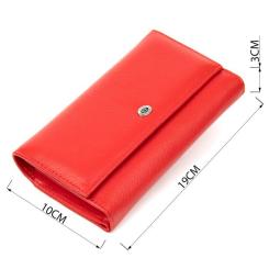 Кошелек ST Leather Красный Фото 2