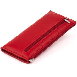 Кошелек ST Leather Из кожи женский Красный Фото 1