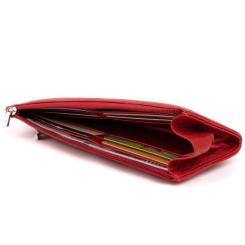 Кошелек ST Leather Из кожи женский Красный Фото 5