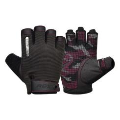 Перчатки для фитнеса RDX T2 Half Pink M Фото