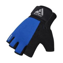 Перчатки для фитнеса RDX W1 Half Blue S Фото 3