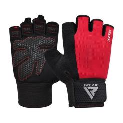 Перчатки для фитнеса RDX W1 Half Red XL Фото