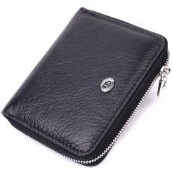 Кошелек ST Leather Кожаный Черный Фото