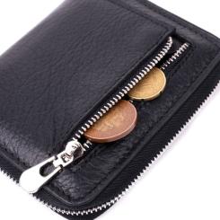 Кошелек ST Leather Кожаный Черный Фото 6