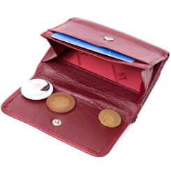 Кошелек ST Leather Из натуральной кожи Бордовый Фото 6
